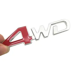 Sticker voiture 4x4 - Emblème métal 3D