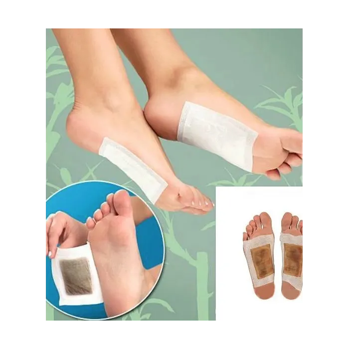 Detox foot patches - bamboo stickers - 10 piecesFeet