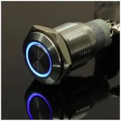 Metal push button switch - self-lock - LED - 16mmSwitches