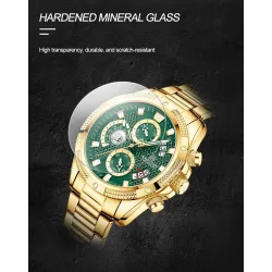 NAVIFORCE - luksus sportsur - Quartz - vandtæt - rustfrit stål