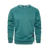 Klassisk sweatshirt - o-neck pullover - fake to pieces