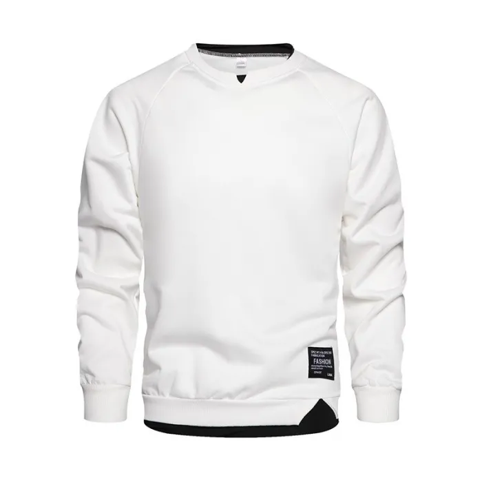 Felpa classica - pullover o-collo - finto due pezzi
