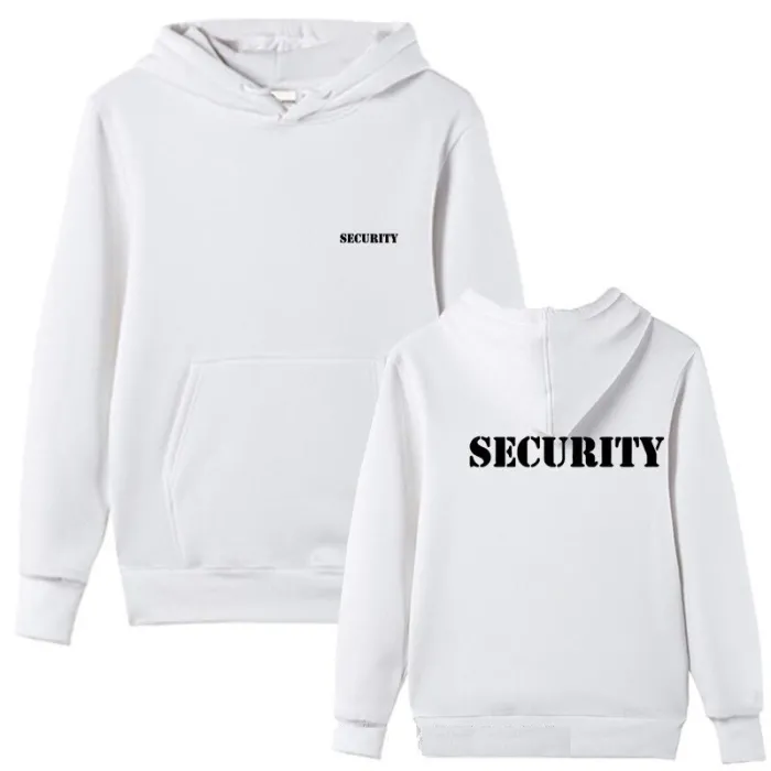Hoodies & SudaderaElegante sudadera con capucha - chaqueta polar - con bolsillos - letras SECURITY