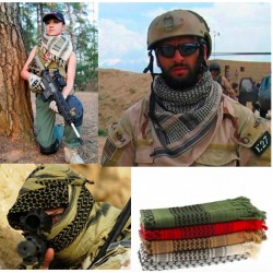 Militært skjerf - fortykket sjal - arabisk Keffiyeh