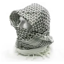 Militært skjerf - fortykket sjal - arabisk Keffiyeh