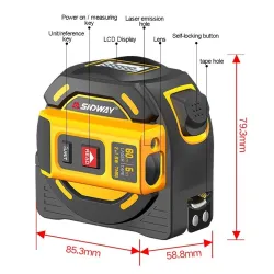 SW-TM40 - laser range finder - distance meter - measure tape - self-locking - 40mOptical