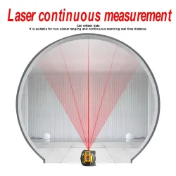 SW-TM40 - laseravstandsmåler - avstandsmåler - målebånd - selvlåsende - 40m