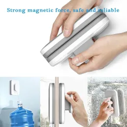 Dwustronna wycieraczka magnetyczna - narzędzie do czyszczenia szyb - szczoteczka do czyszczeniaCzyszczenie