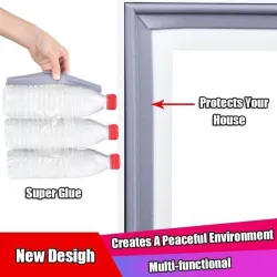 Bande d'étanchéité pour fenêtres / portes - autocollante - insonorisée - étanche - mousse de nylon
