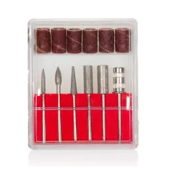 Furadeira de unhas elétrica - lixa de unhas - máquina de gravação - com brocas - plugue UE