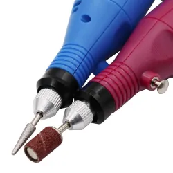 Furadeira de unhas elétrica - lixa de unhas - máquina de gravação - com brocas - plugue UE