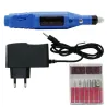 Electric nail drill - nail file - engraving machine - with drill bits - EU plugNail drills