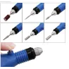 Furadeira de unhas elétrica - lixa de unhas - máquina de gravação - com brocas - plugue UE