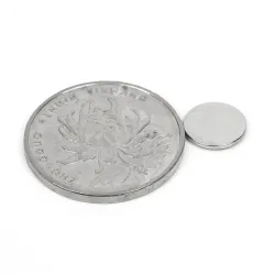 N35 - magnes neodymowy - okrągła tarcza - 10mm * 1mmN35