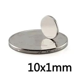 N35 - neodymmagnet - rund skive - 10mm * 1mm