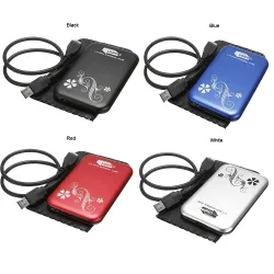 Gabinete externo - HDD SATA de 2,5 polegadas - USB 3.0 - alumínio