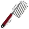 Aardappelsnijder - fritesmaker - gebogen frites - RVS mesStaal