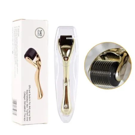 Mikronål - titanium derma roller - anti-rynk - föryngrande ansikte / kroppsmassager