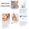 Mikronål - titanium derma roller - anti-rynk - föryngrande ansikte / kroppsmassager