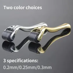 Mikronål - titanium derma roller - anti-rynk - föryngrande ansikte / kroppsmassager