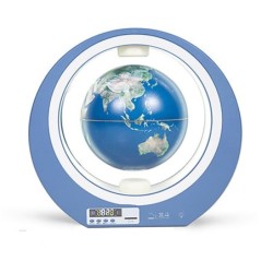 Bluetooth-högtalare - magnetisk levitation - flytande världsglob - med klocka