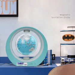 Bluetooth speaker - magnetische levitatie - zwevende wereldbol - met klokBluetooth Luidsprekers