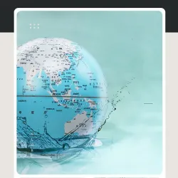 Alto-falante Bluetooth - levitação magnética - globo flutuante - com relógio