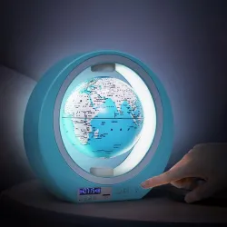 Bluetooth speaker - magnetic levitation - floating world globe - with clockBluetooth speakers