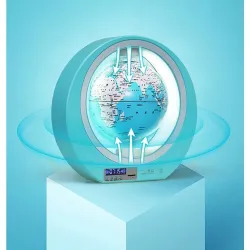 Bluetooth speaker - magnetische levitatie - zwevende wereldbol - met klokBluetooth Luidsprekers