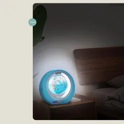 Bluetooth-høyttaler - magnetisk levitasjon - flytende verdensklode - med klokke