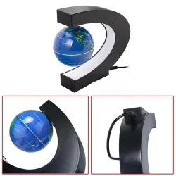 Magnetschwebebahn - schwebende Weltkugel - LED