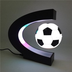 Levitação magnética - bola de futebol flutuante - lâmpada noturna - LED