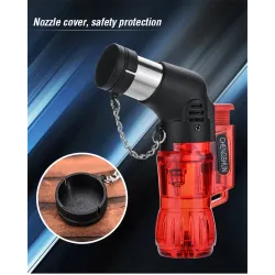 Mini butane lighter - jet flame - windproof - with capLighters