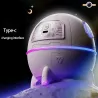 Ultralydsluftbefugter - diffuser for æteriske olier - rumskib / astronaut - LED - USB - 220ml