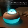 Ultralydsluftfugter - diffuser for æteriske olier - kattehoved - LED - USB - 300ml