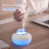 Ultralydsluftfugter - diffuser for æteriske olier - kattehoved - LED - USB - 300ml