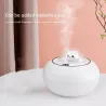 Ultralyd luftfukter - diffuser for essensielle oljer - kattehode - LED - USB - 300ml