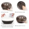 Ultralydsluftfugter - diffuser for æteriske olier - trækorn - LED - 500 ml