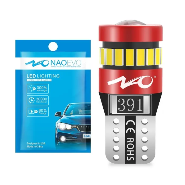 NAO - T10 - W5W - 1,8 W - 12 V - LED - Autolampe