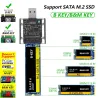 Obudowa M2 SSD - M.2 na USB 3.0 - SATA NGFF Caddy HDD cardKomputer & Laptop