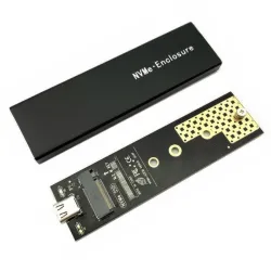 Double protocole - Boîtier SSD M2 - Câble USB-C vers USB-A - USB 3.1