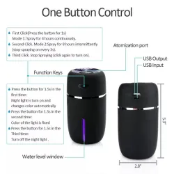 Ultraljudsluftfuktare - LED - USB