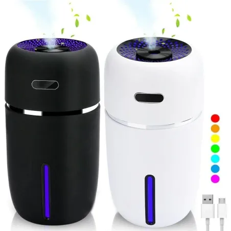 Ultraljudsluftfuktare - LED - USB