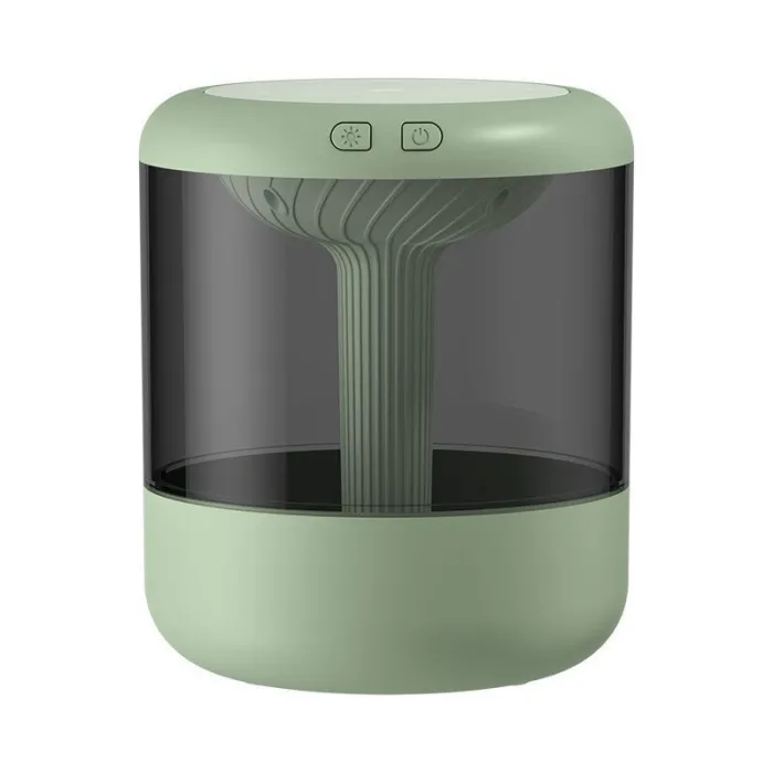 Ultralyds luftfugter - diffuser for æteriske olier - LED - USB - 1200 ml