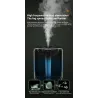 Humidificateur d'air à ultrasons - diffuseur d'huiles essentielles - LED - USB - 1200 ml