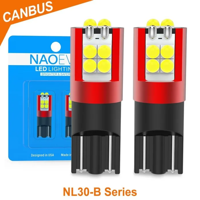 NAO - T10 - W5W - LED - 5W / 6W - auton polttimo - 2 kpl