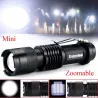Mini latarka - super jasna - regulowany zoom - 2000Lm - CREE Q5 - LEDLatarka