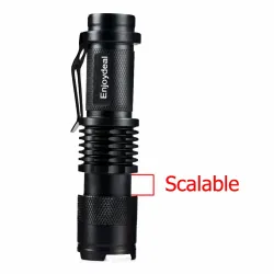 Mini lampe de poche - super lumineuse - zoom réglable - 2000Lm - CREE Q5 - LED