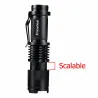 Mini latarka - super jasna - regulowany zoom - 2000Lm - CREE Q5 - LEDLatarka