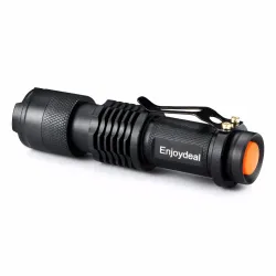 Mini latarka - super jasna - regulowany zoom - 2000Lm - CREE Q5 - LEDLatarka